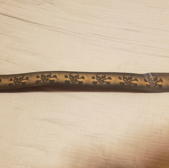 Leather belt sz34 with zippo lighter - Picture 5 of 6